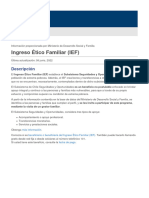 Ingreso Ético Familiar (IEF)