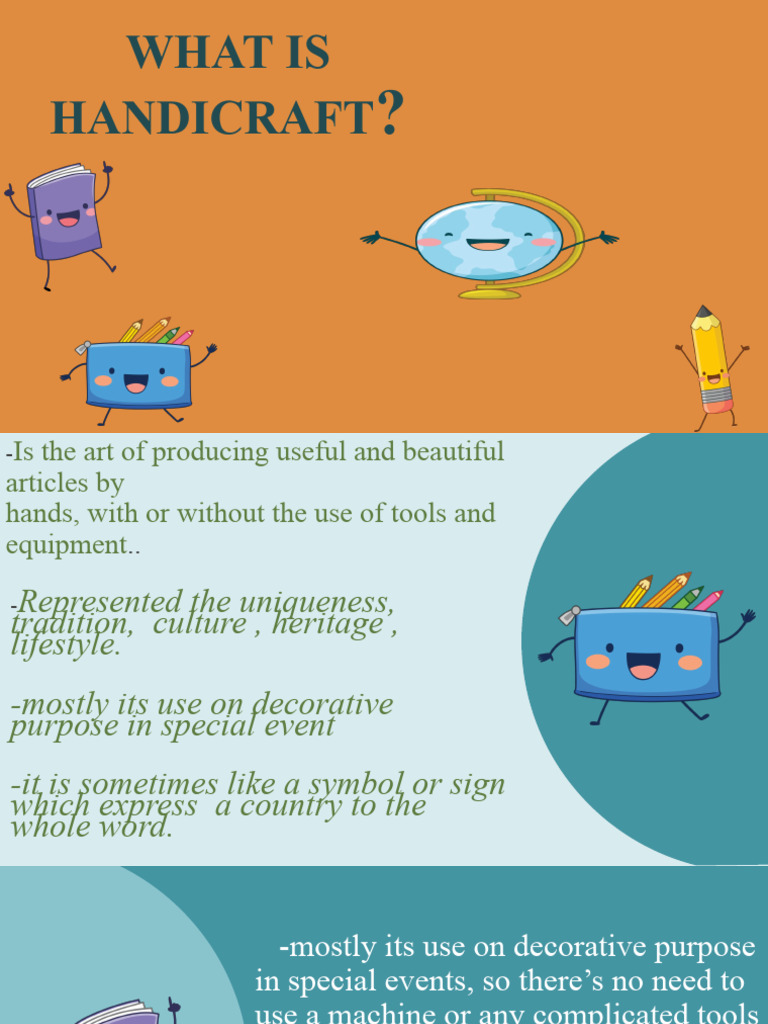 Understanding Handicrafts: Art & Benefits | PDF | Art