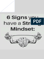 6 signs you have a strong mindset