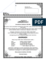 Contoh Surat Undangan Tahlil 40 100 1000 Hari Hauldoc Compress