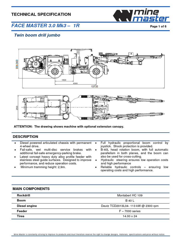 Fm 3 0 Mk3 En 1r Tech Data Pdf Pump Brake