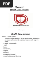 CH 3 Health Care Systems