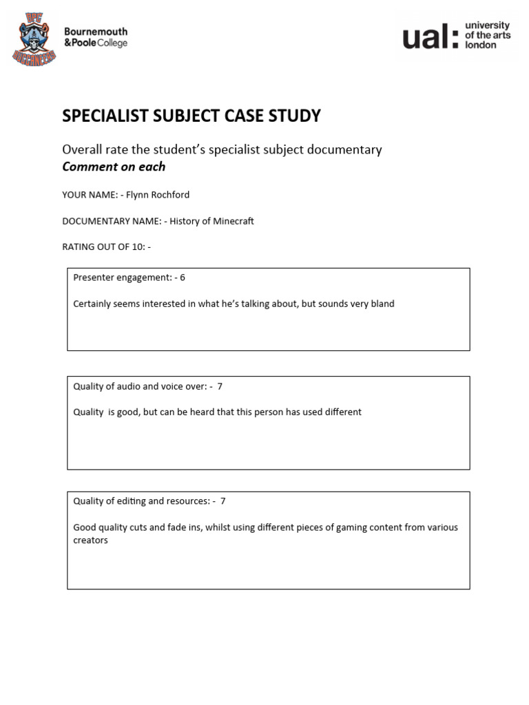 Minecraft Documentary Case Study Review | PDF | Art