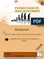 Erikson'S Eight Stages of Psychosocial Development