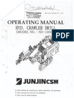 Junjin - 2007 Model - Sd1000e.... Part Book Hyd Crawler Drill