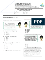 Soal Pas MGMP Bahasa Inggris Kelas 8