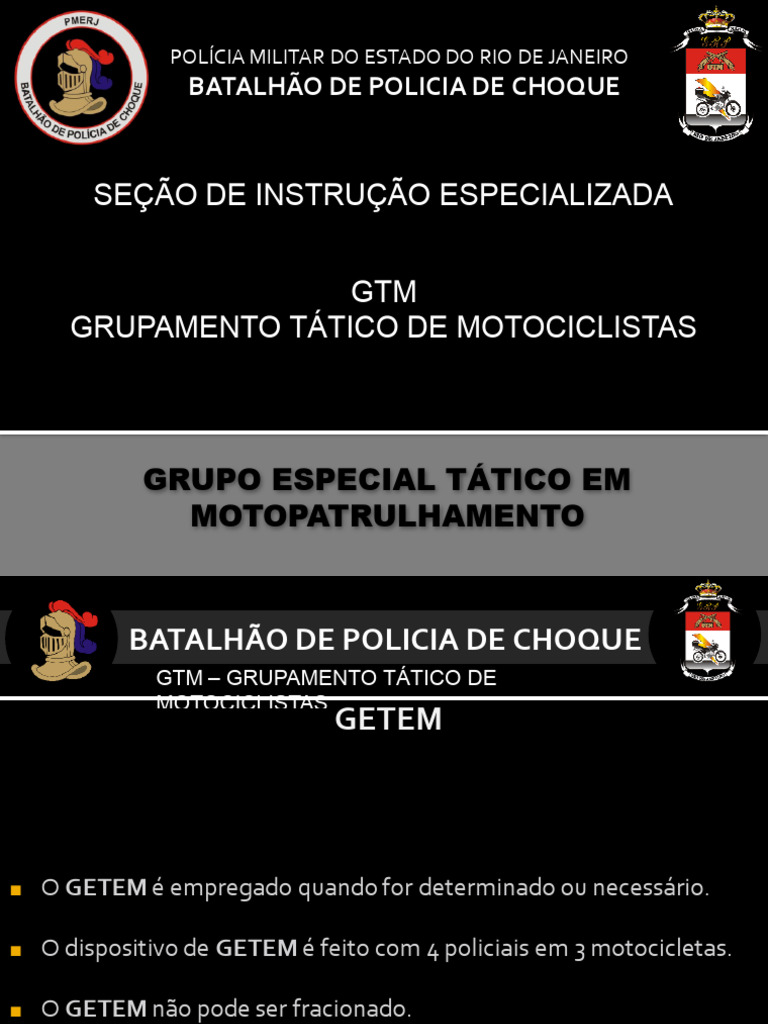 Módulo Getem | PDF | Motocicleta | Tráfego