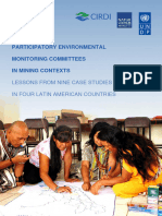 UNDP-CIRDI Participatory Environmental Monitoring Committees in Mining Contexts