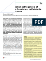 Immunomicrobial Pathogenesis of Periodontitis: Keystones, Pathobionts, and Host Response