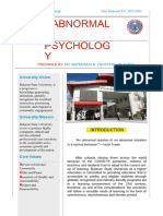 Introduction To Psychopathology