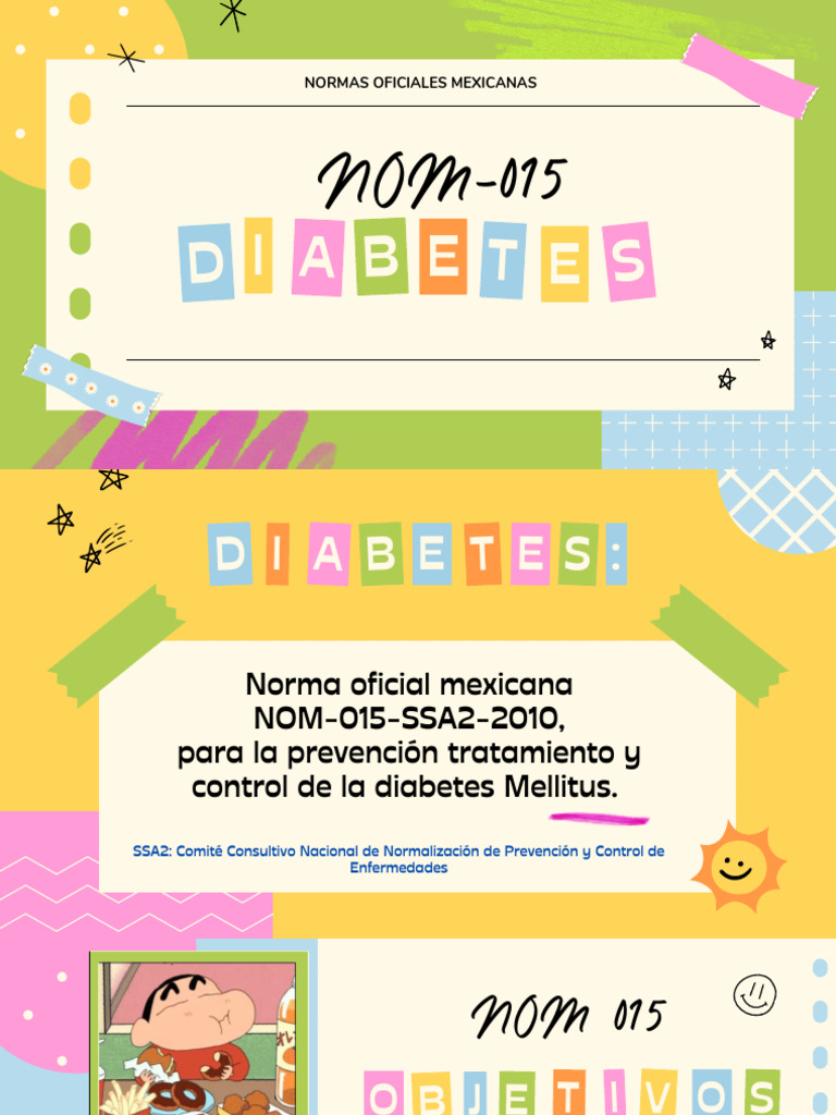 Norma Oficial Mexicana 015 Diabetes | PDF | Diabetes | Insulina