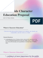 Ead 520 Benchmark Character Proposal