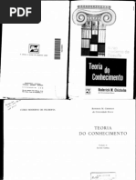 TEORIA DO CONHECIMENTO - CHISHOLM