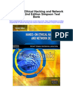 Hands On Ethical Hacking and Network Defense 2nd Edition Simpson Test Bank
