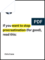 If You Want To Stop Procrastination For Good Read This