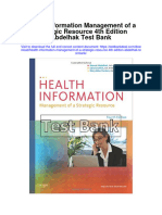 Health Information Management of A Strategic Resource 4th Edition Abdelhak Test Bank