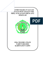 Laporan Kegiatan Pelaksanaan Program VISI MISI