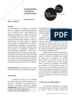 Gerenciamento de Projetos - Ferramenta para Estimar A Duração ART