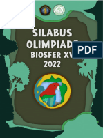 Silabus Olimpiade Biosfer XV 2022