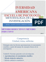 Método Deductivo y Método Inductivo. Fanny Urrego 2024-1