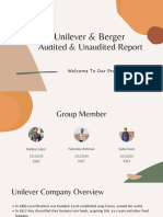 Unilever & Berger Audit Unaudited Presentation ID-16,39,40