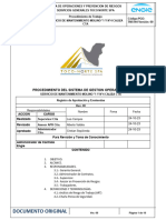 Servicio de Mantenimiento Molino °1 y N°4 Caliza Cta