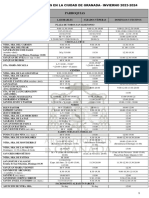 Horarios Invierno 2023 2024 Distritos 1