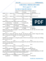 Thứ 5 - 22.9 - Bài tập rèn luyện - không cách dòng