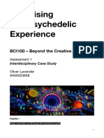 Visualising The Psychedelic Experience - Interdisciplinary Case Study - Oliver Lavender