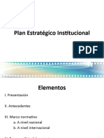 Plan Estratégico Institucional Propuesta