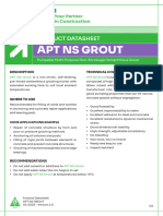  APT NS Grout Datasheet 