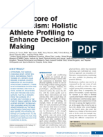 Total Score of Athleticism Holistic Athlete Profiling To Enhance Decision-Making