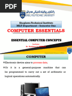 Computer Essentials - Chapter1