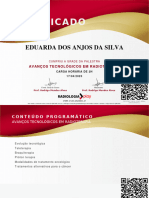 Certificado: Eduarda Dos Anjos Da Silva