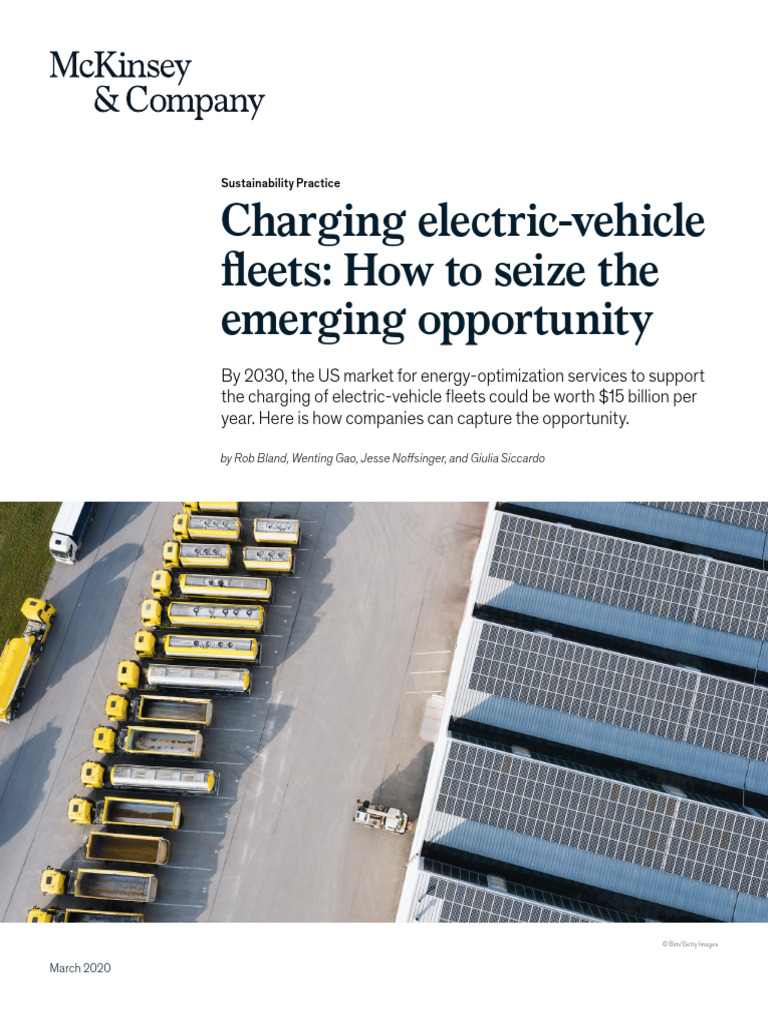 EV Fleet Charging: A $15B Opportunity | PDF | Electric Vehicle ...