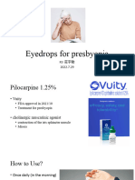 Eyedrop For Presbyopia