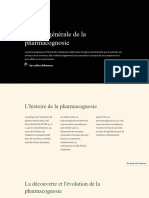 Histoire Generale de La Pharmacognosie