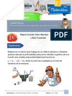 5ºAÑO-ÁLGEBRA-S1-F, Valor Absoluto y Raíz Cuadrada