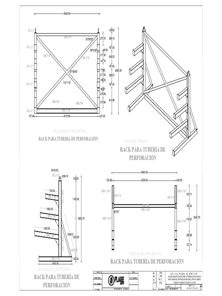 RACK PARA TUBERIA DE PERFORACIÓN 3 | PDF