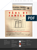 Enciclopédia Prática Da Construção Civil - Vãos de Janelas - Fascículo 19 - SATAE