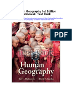 Human Geography 1st Edition Malinowski Test Bank