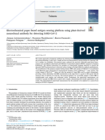 Electrochemical Paper-Based Antigen Sensing Platform Using Plant-Derived