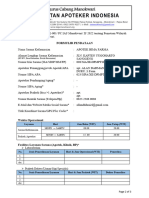 Lampiran SE-001. Surat Edaran - Pemetaan Wilayah Kerja Apoteker Di Manokwari - 22 Februari 2022