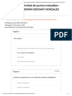 Historial de Exámenes para EDWIN GIOVANY GONZALEZ GONZALEZ - Actividad de Puntos Evaluables - Escenario 2