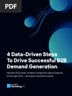 4 Data Driven Steps To Drive b2b Demand Generation 2