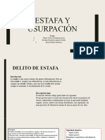 Estafa y Usurpación - Exposicion