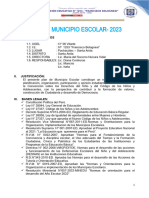 Plan de Municipio Escolar Bolognesino 2023 Ii