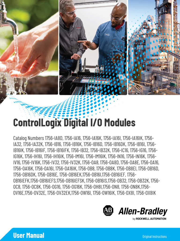 Controllogix Digital I/O Modules User Manual PDF Programmable