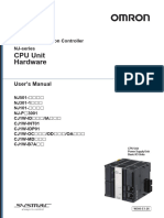 CPU Unit Hardware: User's Manual