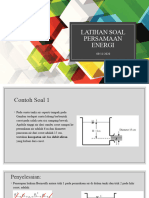 Soal Jawab Persamaan Energi